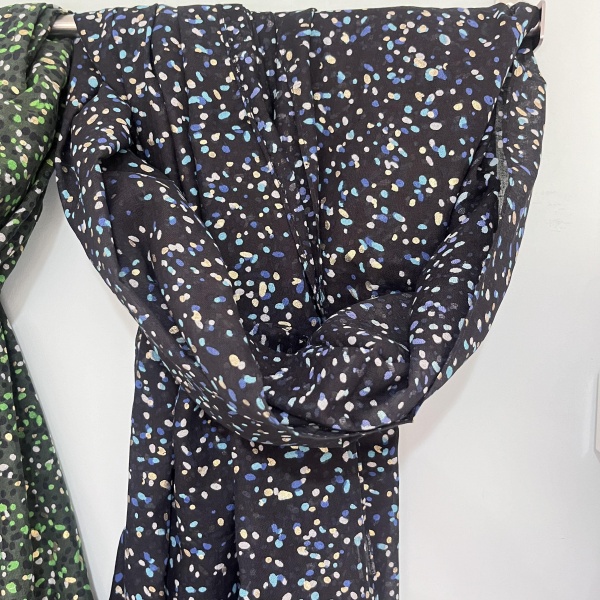 Speckle Scarf - Blue & Gold